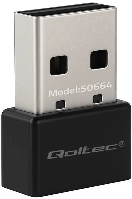 Qoltec Ultrafast mini belaidis USB Wi-Fi adapteris AC 650Mbps