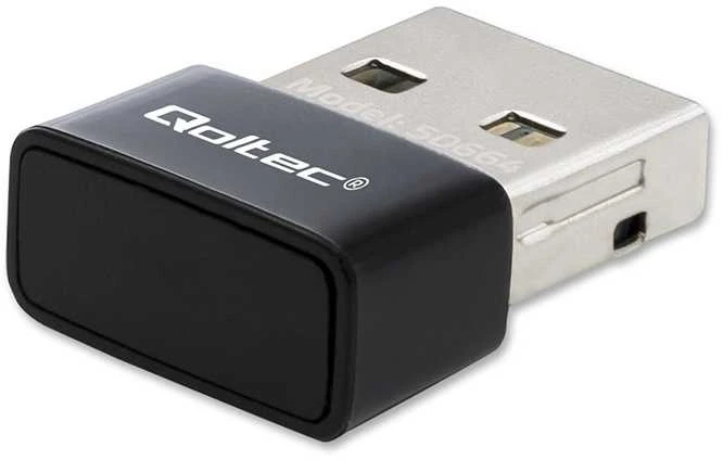 Qoltec Ultrafast mini belaidis USB Wi-Fi adapteris AC 650Mbps