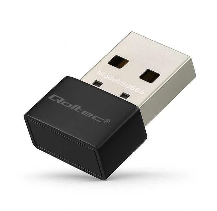 Qoltec Ultrafast mini belaidis USB Wi-Fi adapteris AC 650Mbps