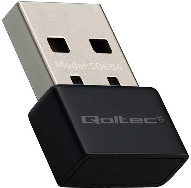 Qoltec Ultrafast mini belaidis USB Wi-Fi adapteris AC 650Mbps