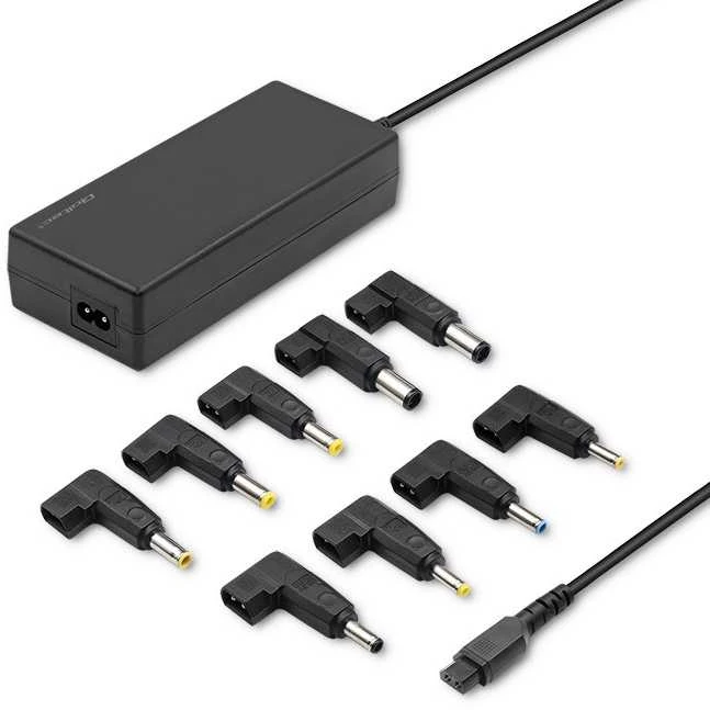 QOLTEC 50011 Universalus maitinimo adapteris 65W 8 kištukai + maitinimo laidas