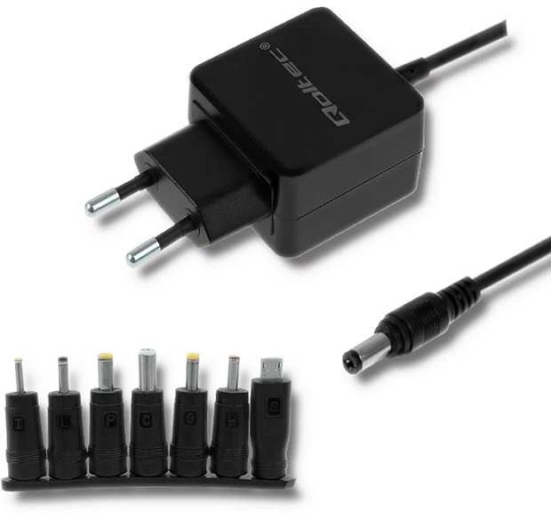 QOLTEC 51557 Qoltec Universalus maitinimo adapteris 15W 7 priedai + maitinimo laidas