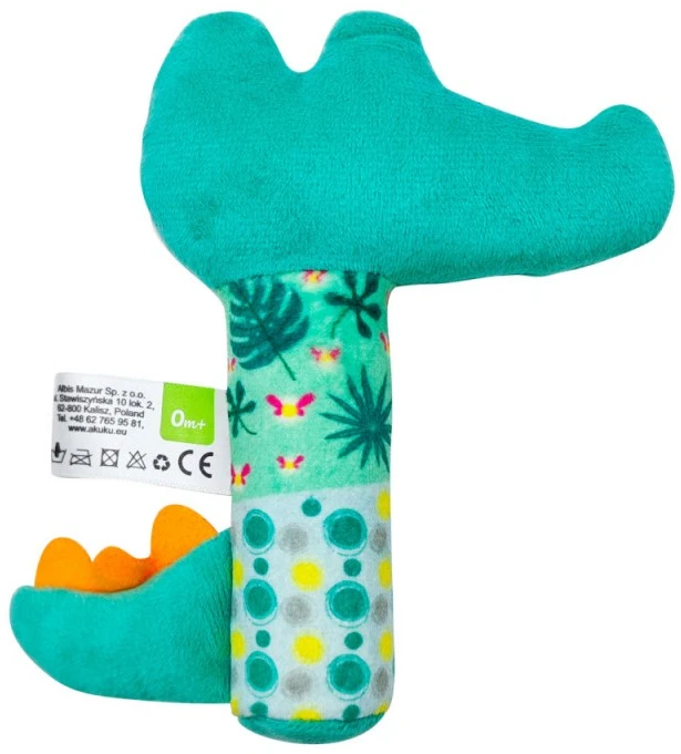 Akuku minkštas pliušinis žaislas Crocodile, A0644