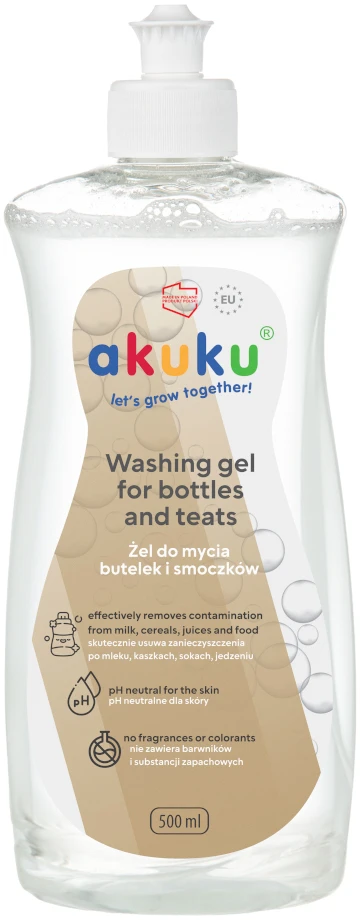 Akuku žindukų ir buteliukų ploviklis 500 ml., A0712