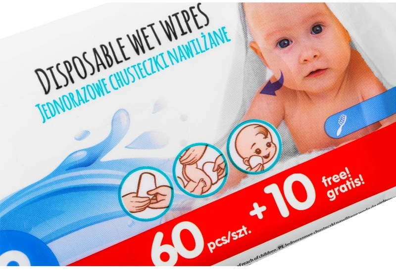 AKUKU drėgnos servetėlės, 70 vnt., A0031