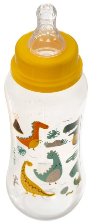Akuku maitinimo buteliukas 250 ml su silikoniniu žinduku, mašinos