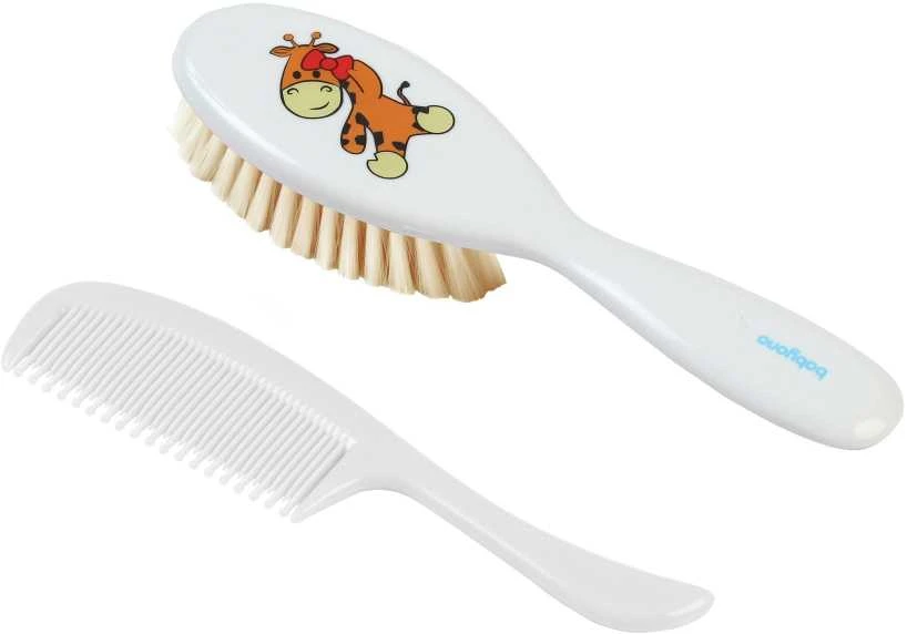 Baby Ono BabyOno Šepetys ir šukutės natūralių, minkštų šerių