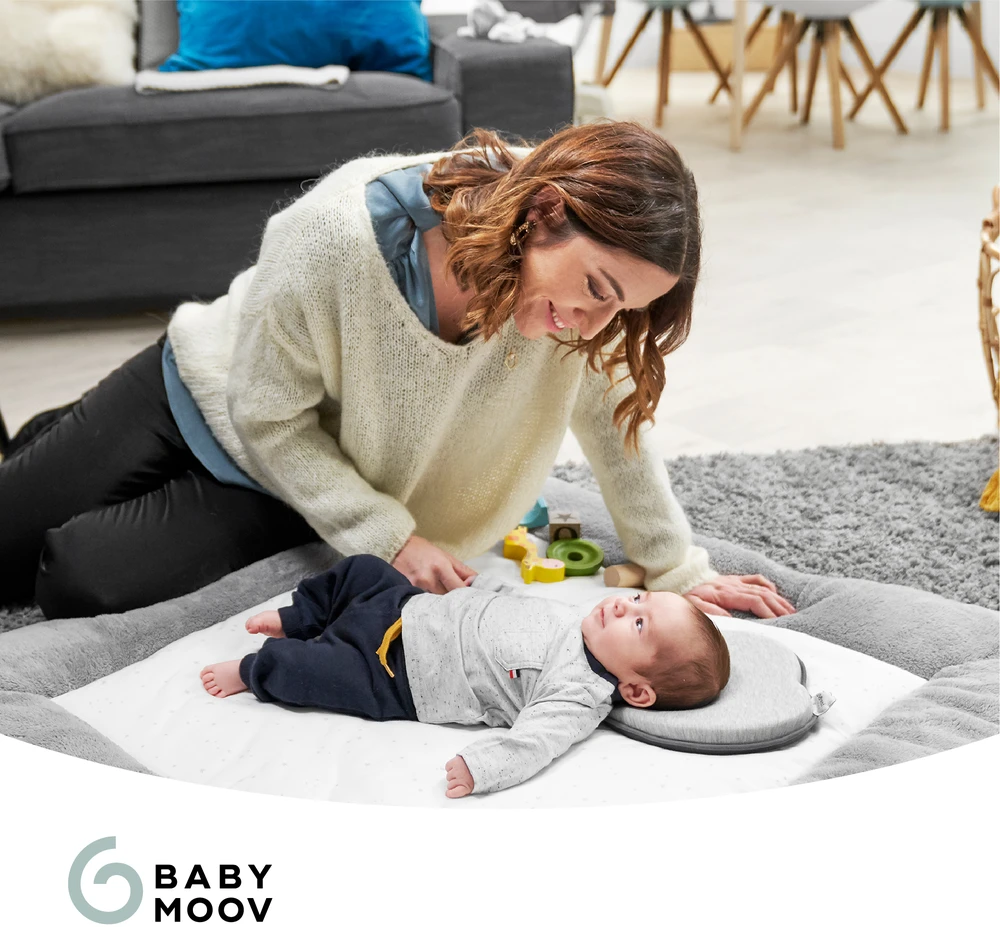 Babymoov pagalvė kūdikiui širdelė Lovenest pilka A050229