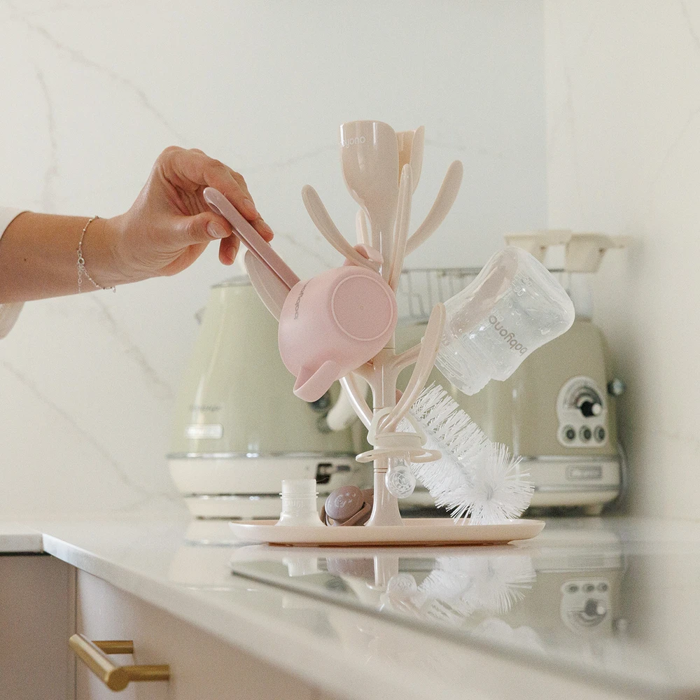 Tulip Babyono buteliukų žindukų džiovykla tulpė kreminė 1072/01
