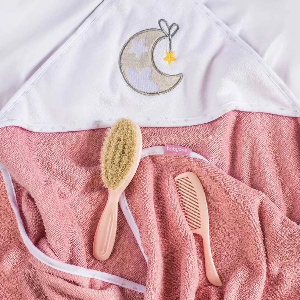 Baby Ono Šepetys ir šukutės natūralių ypatingai, minkštų šerių