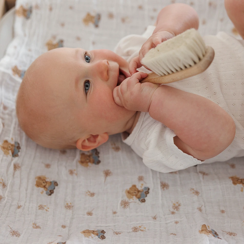 BabyOno vystyklai medvilniniai 3 vnt kreminiai 348/15