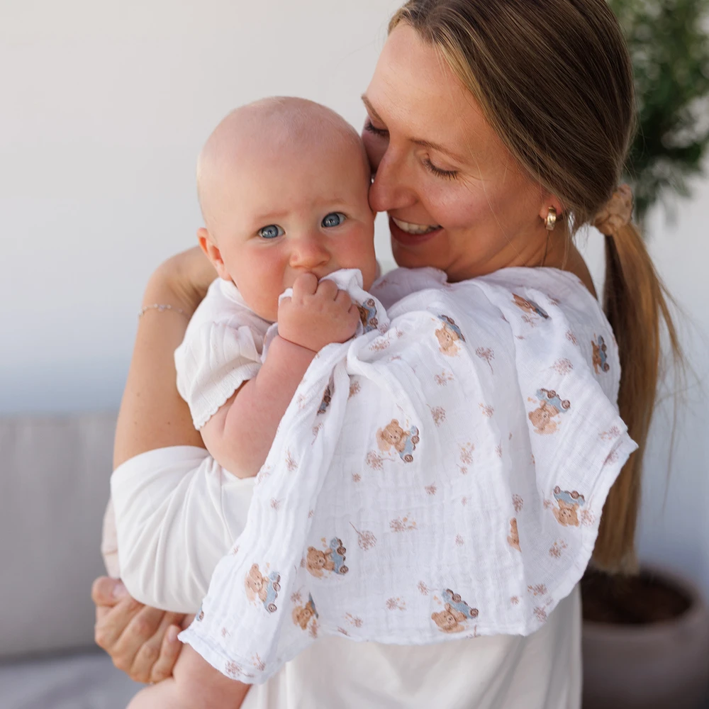 BabyOno vystyklai medvilniniai 3 vnt kreminiai 348/15