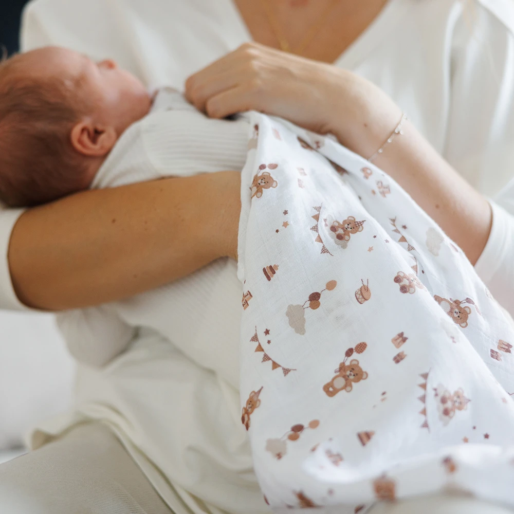 BabyOno vystyklai medvilniniai 3 vnt raudoni 348/18