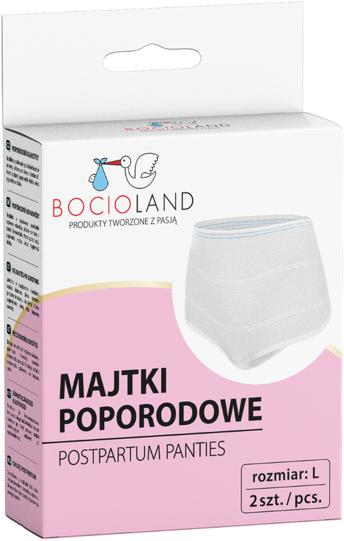 Bocioland kelnaitės nėščioms daugkartinės XL dydis, 2 vnt., BL028