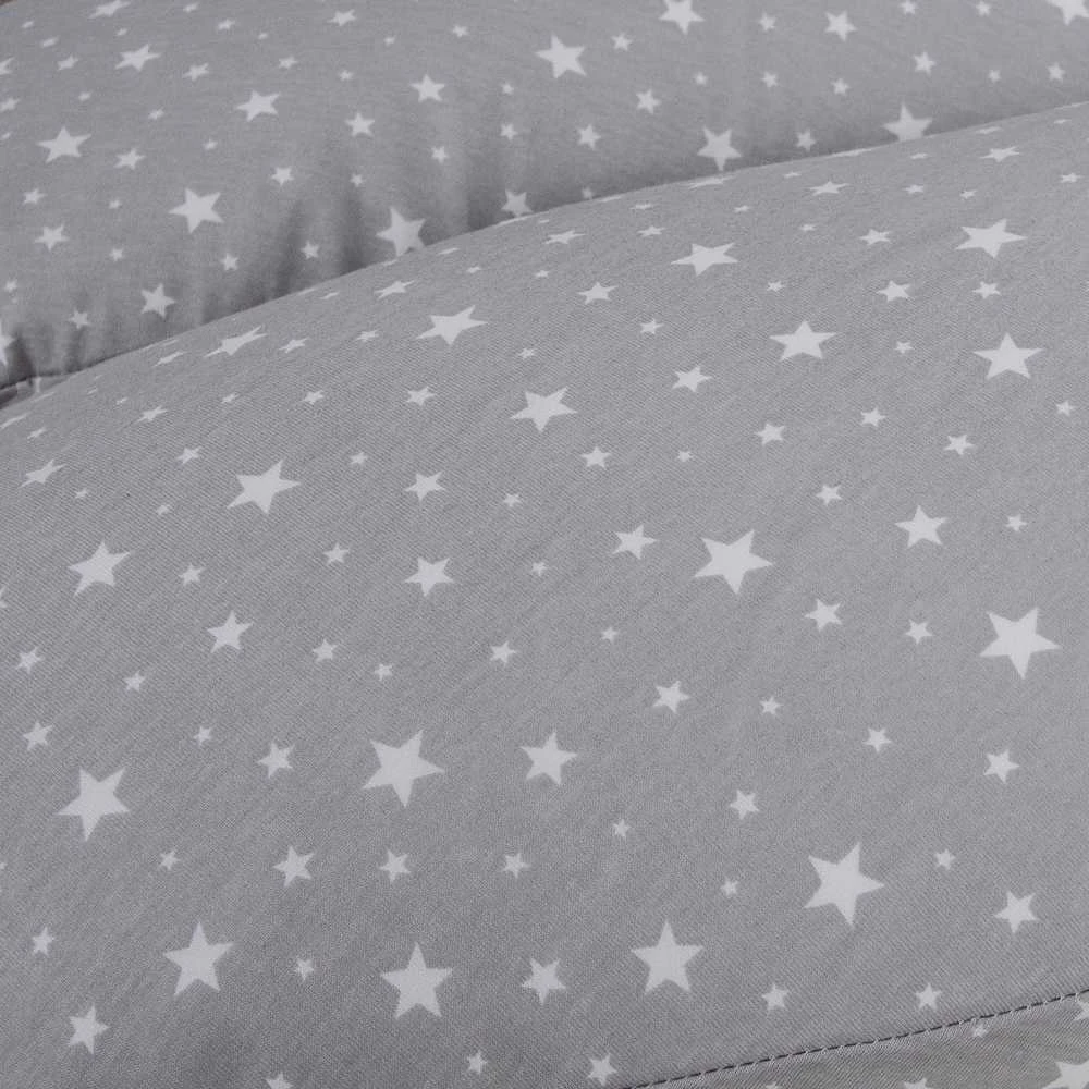 CebaBaby maitinimo pagalvė dżersej multi žvaigždės pilka W-880-000-739