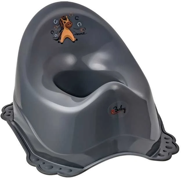 MALTEX Potty 2K su muzikine dėžute Steel Horse pilka
