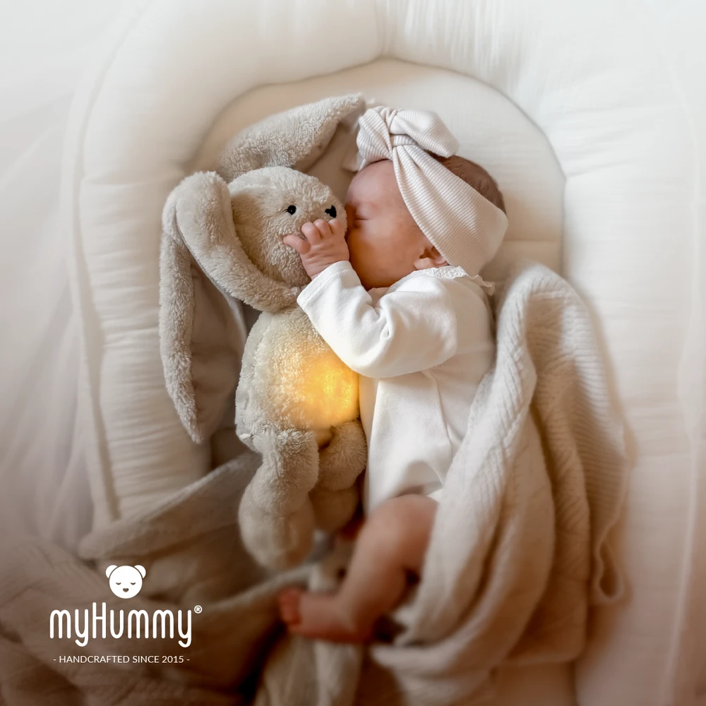 myHummy migdukas lemputė baltas triukšmas zuikis šviesiai rudas 7/1