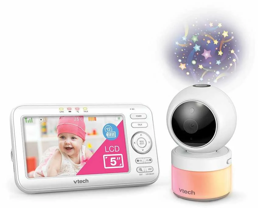Vtech mobili auklė | LCD ekranas 5" | kamera sukasi/pasikreipia/artina | VM5463