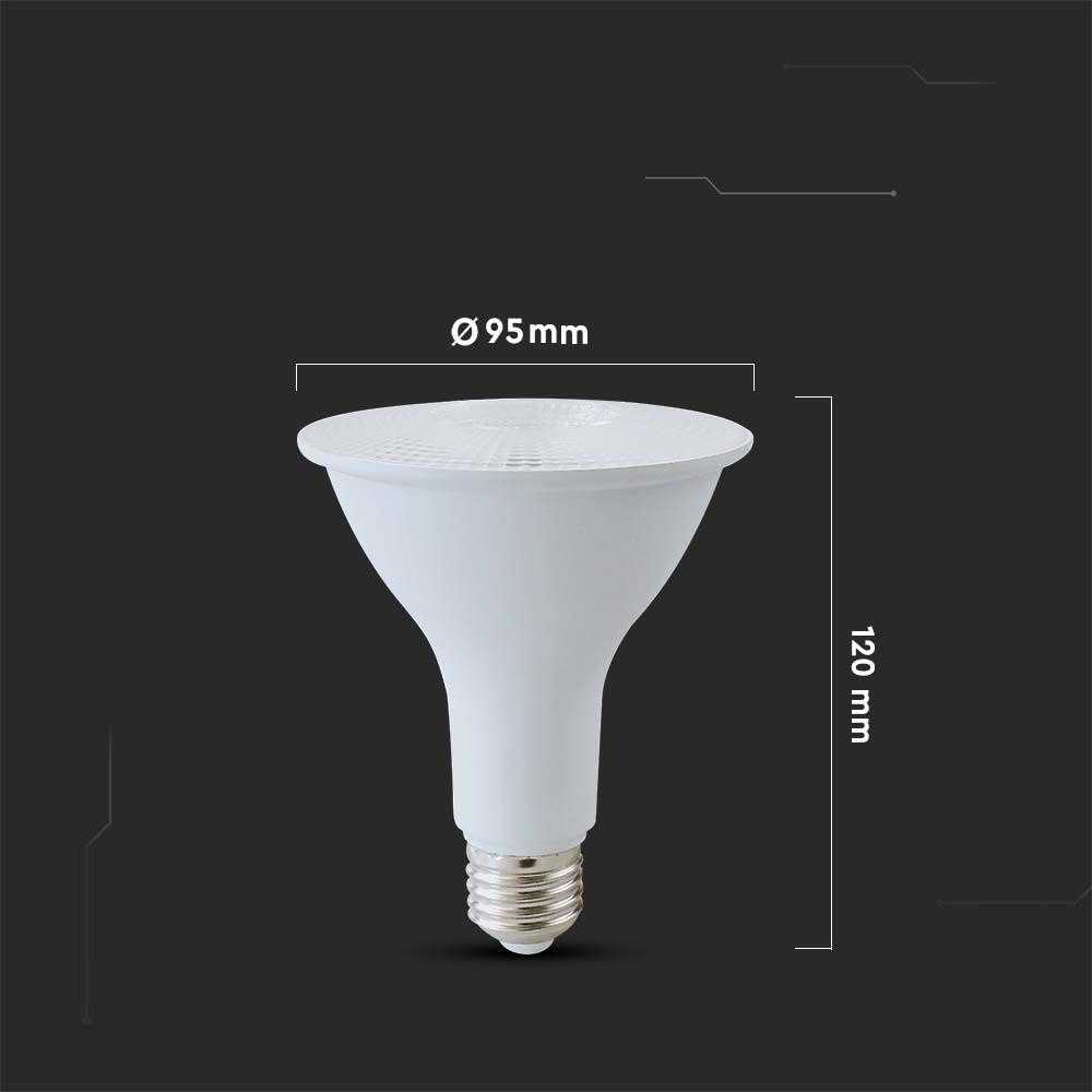 V-tac 11W LED lemputė, E27, PAR30, 4000K, 40°