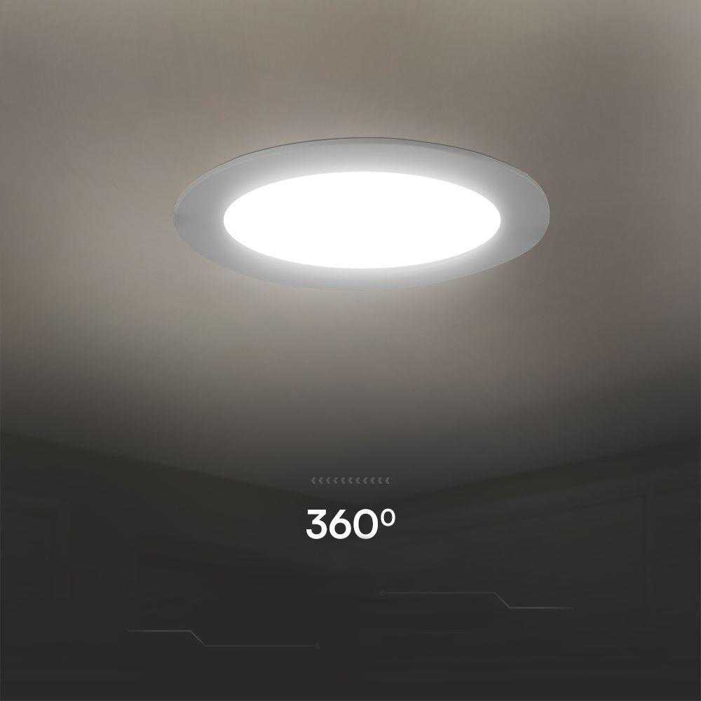 V-tac 12W LED įleidžiama panelė, balta, 6500K, SAMSUNG LED chip