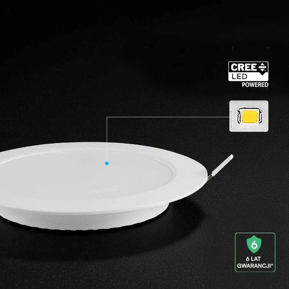 12W LED įleidžiama panelė, balta, 3000/4000/6500K, CREE LED chip