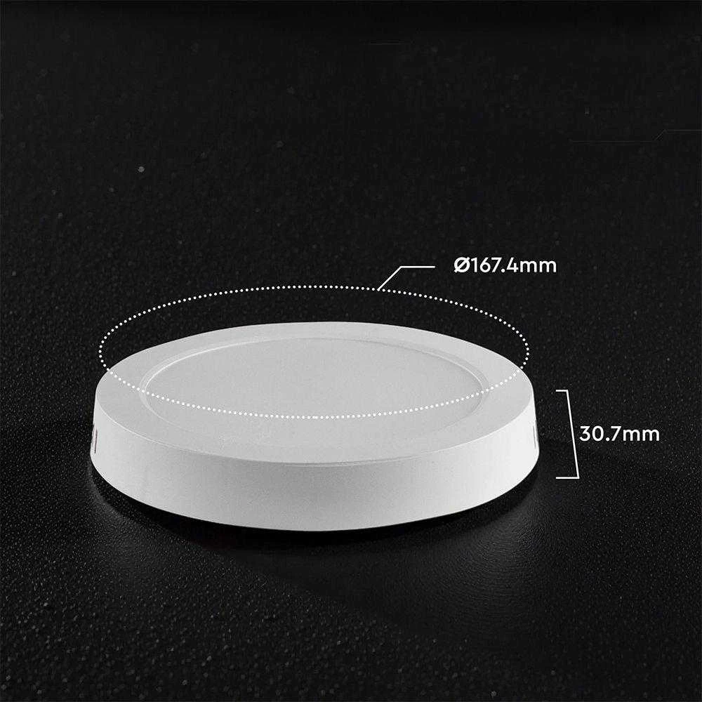 12W LED paviršinė panelė, balta, 3000/4000/6500K, CREE LED chip
