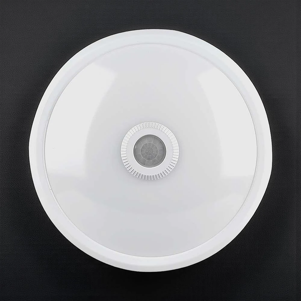Lubinis šviestuvas 12W LED paviršinis šviestuvas, apvalus, baltas, 6400K, su judesio davikliu, CREE LED chip