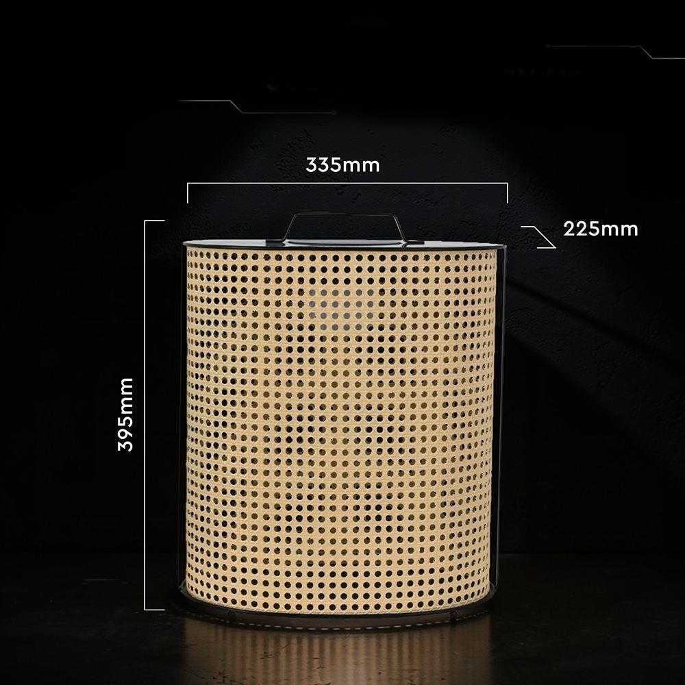 1,2W LED pastatomas įkraunamas lauko šviestuvas, medžio/juodos sp., 2800-3200K, dimeriuojamas, su saulės baterija