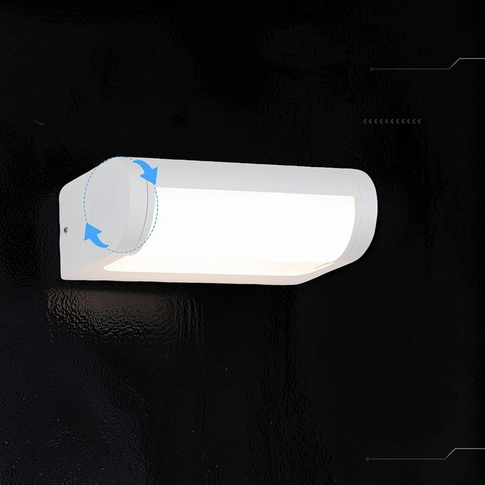 10W LED sieninis šviestuvas, baltas, 3000K, IP65, CREE LED chip