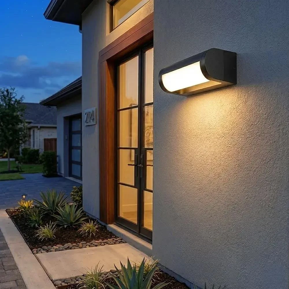 10W LED sieninis šviestuvas, juodas, 3000K, IP65, CREE LED chip