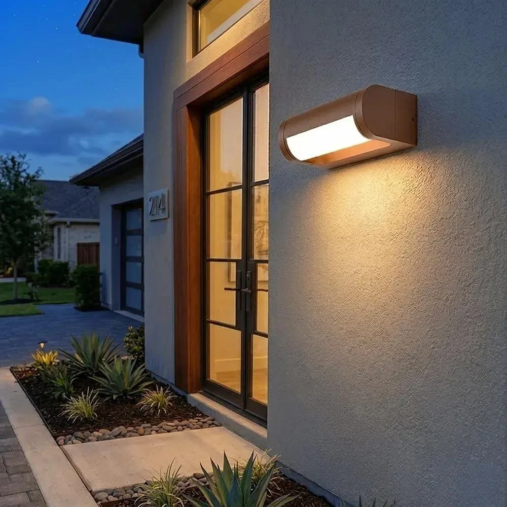 10W LED sieninis šviestuvas, rūdžių sp., 3000K, IP65, CREE LED chip