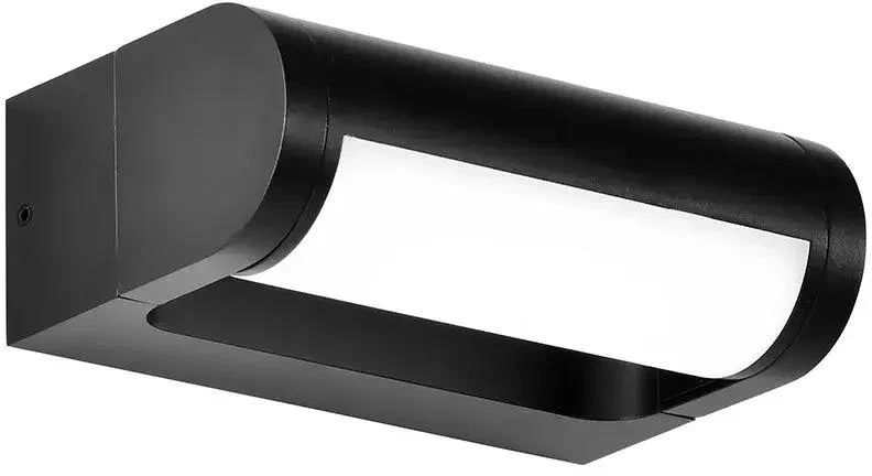 10W LED sieninis šviestuvas, juodas, 3000K, IP65, CREE LED chip