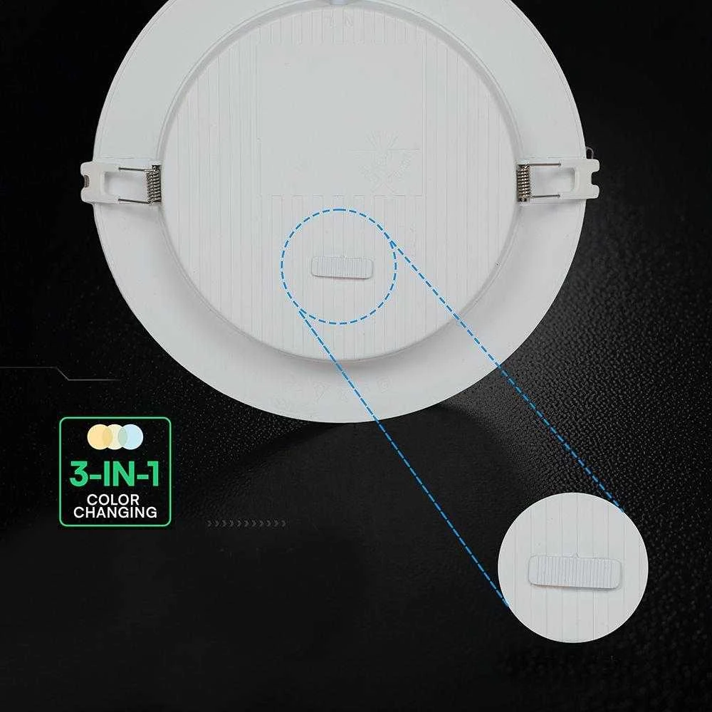 18W LED įleidžiama panelė, balta, 3000/4000/6500K, CREE LED chip