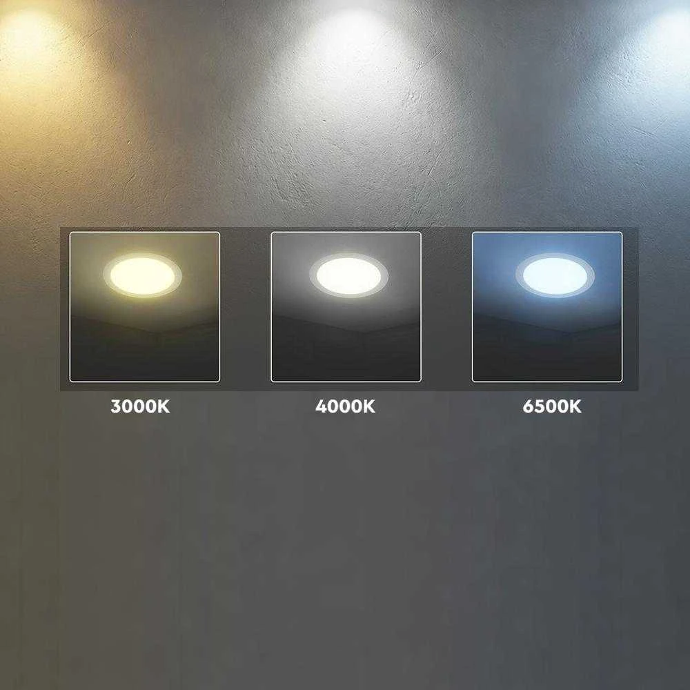 18W LED įleidžiama panelė, balta, 3000/4000/6500K, CREE LED chip