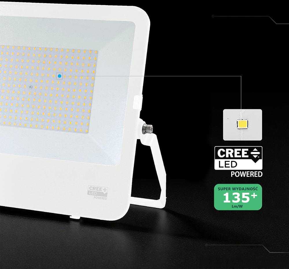 200W LED prožektorius, baltas, 6500K, CREE LED chip