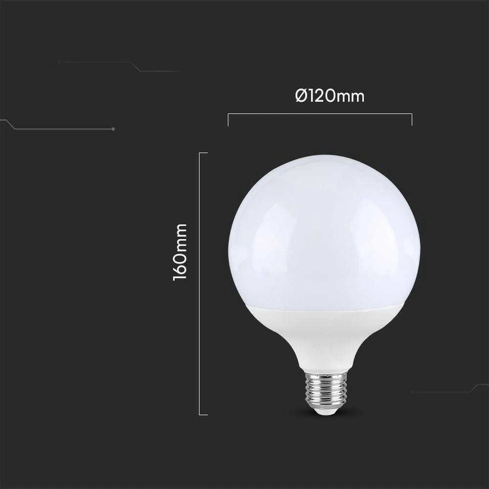 V-tac 22W LED lemputė, E27, G120, 3000K, 200°