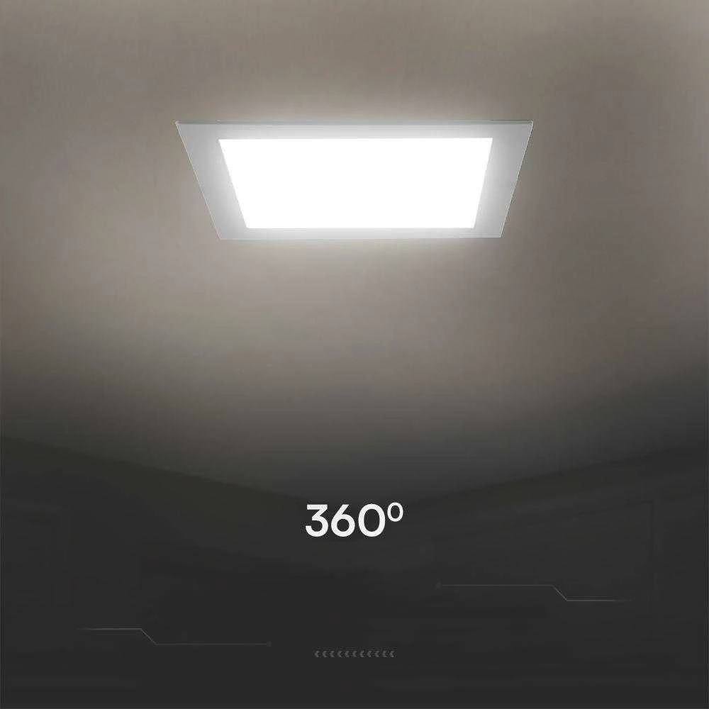 V-tac 24W LED įleidžiama panelė, balta, 3000K, SAMSUNG LED chip