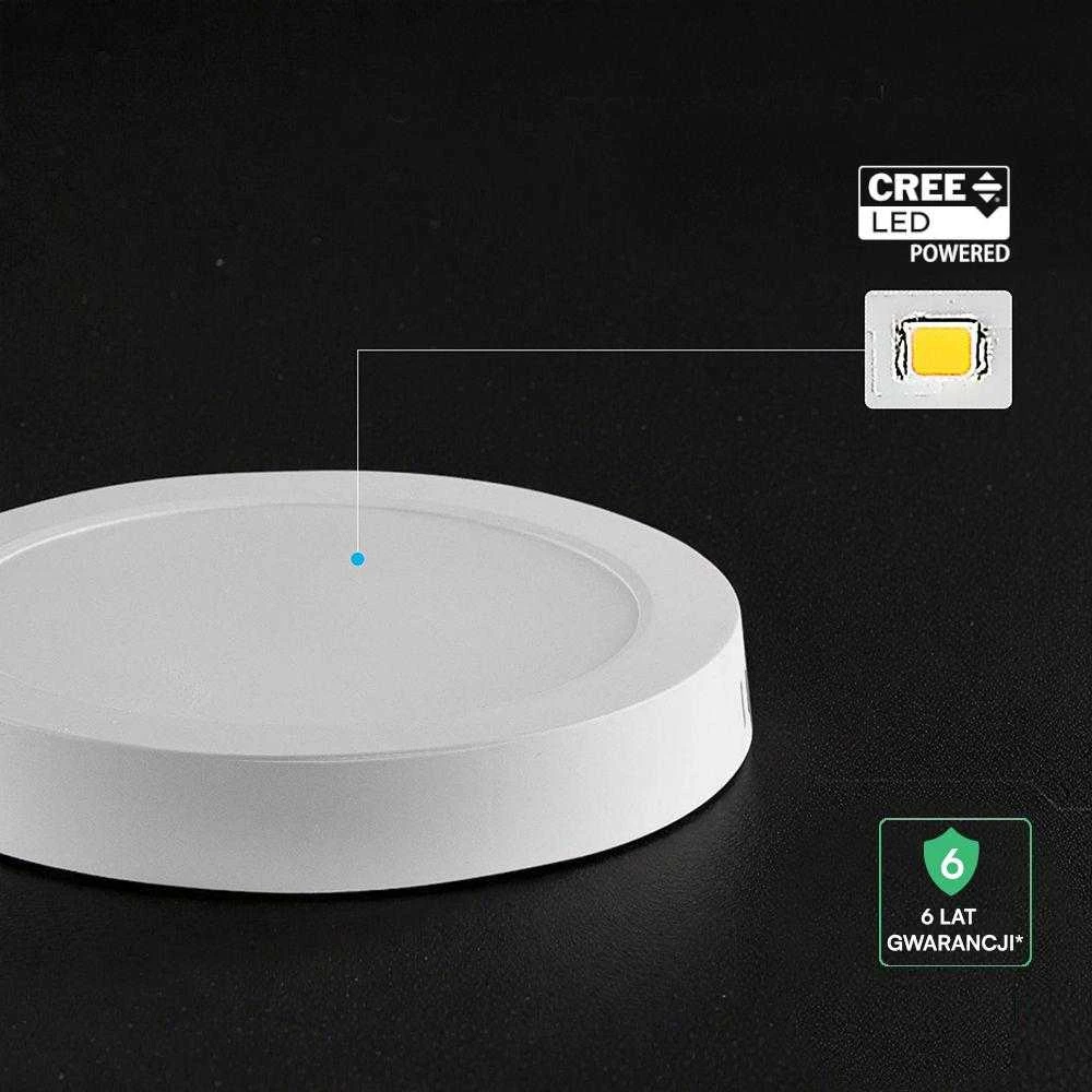 24W LED paviršinė panelė, balta, 3000/4000/6500K, CREE LED chip