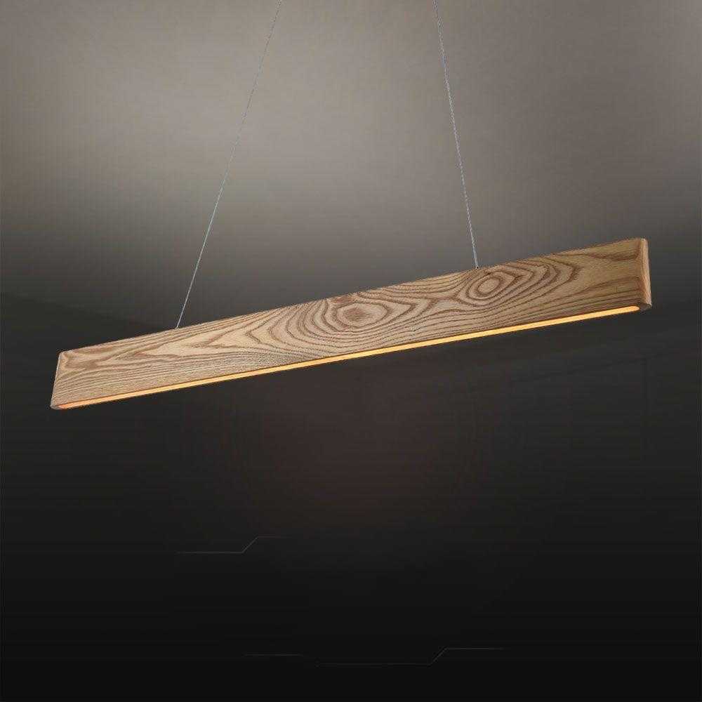 V-tac 10W LED pakabinamas šviestuvas, medžio sp., 3000K