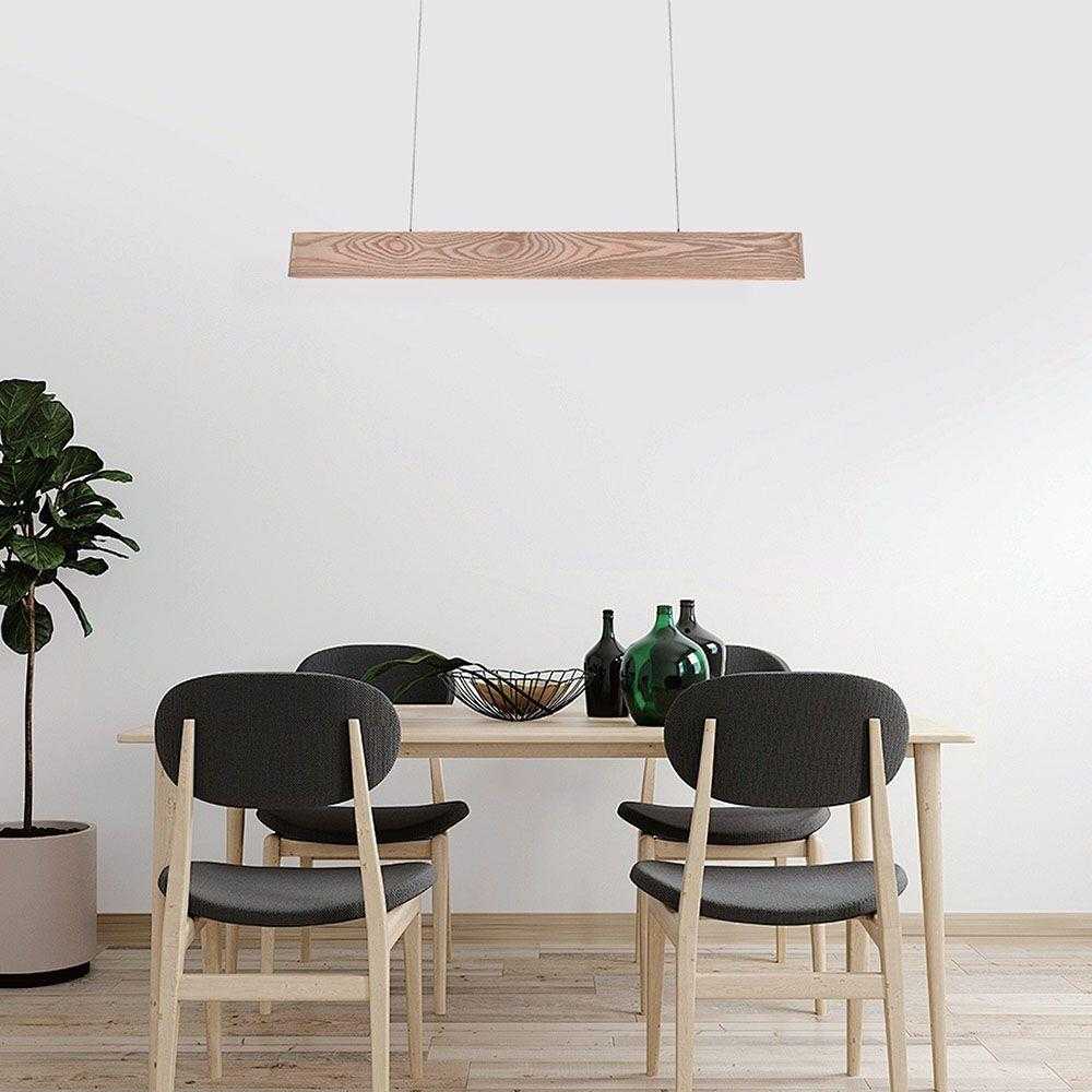 V-tac 10W LED pakabinamas šviestuvas, medžio sp., 3000K