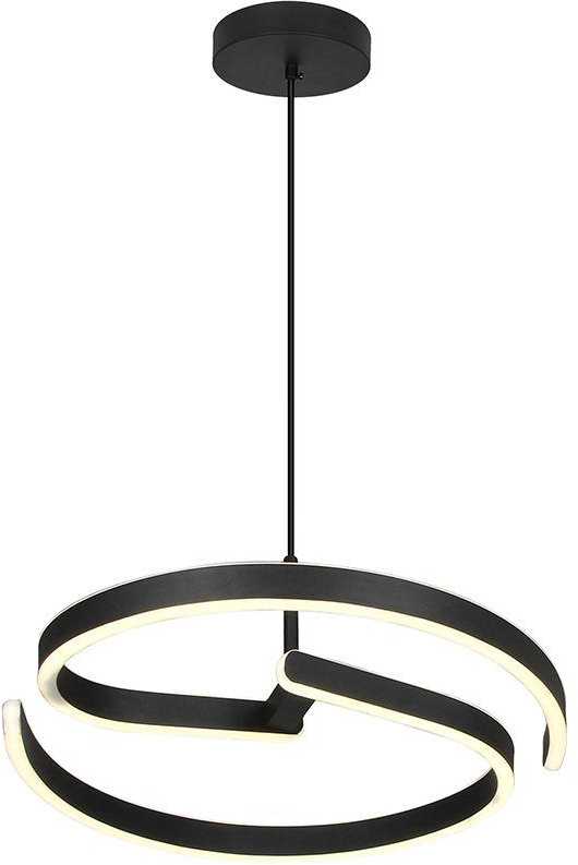 25W LED pakabinamas šviestuvas, juodos/baltos sp., 4000K
