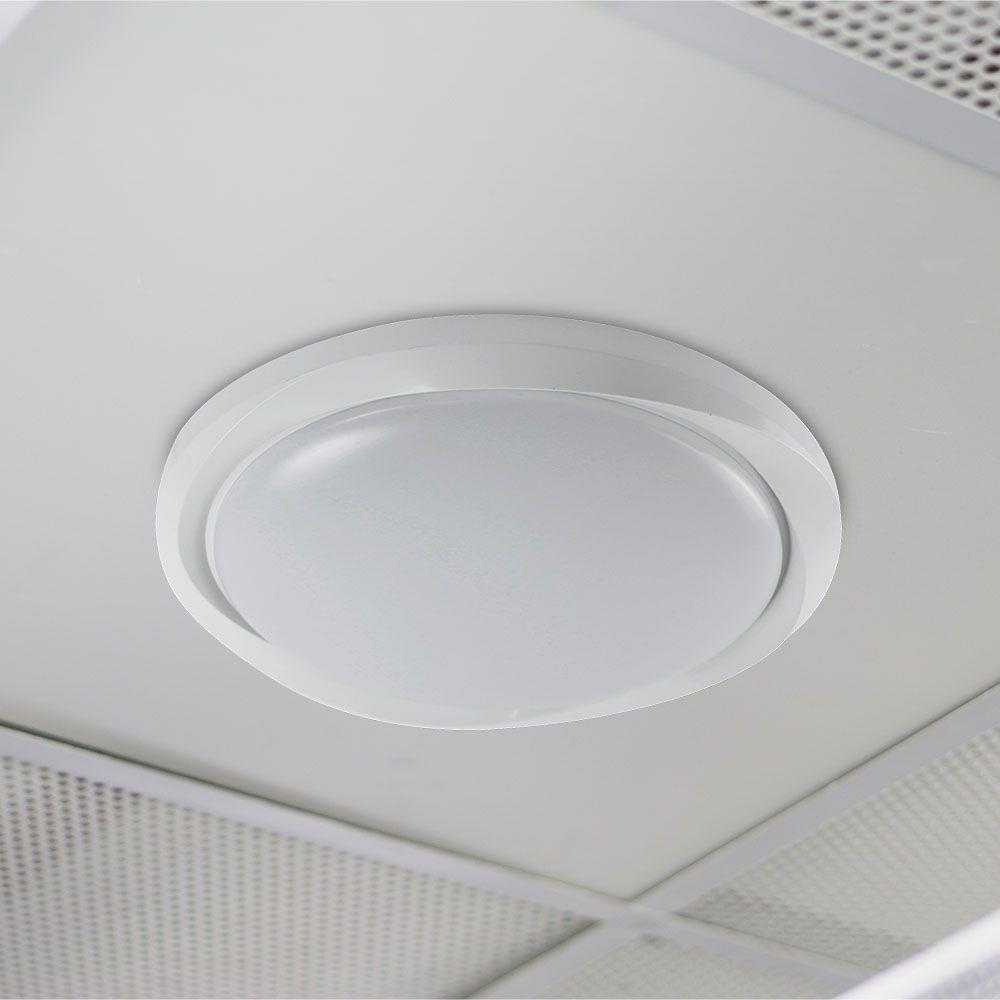 Lubinis šviestuvas V-tac 30/60W LED paviršinis šviestuvas, baltas, 3000/4000/6500K, dimeriuojamas, CYCLONE dangtelis