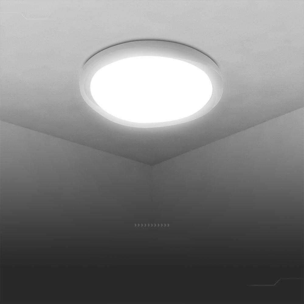 Lubinis šviestuvas V-tac 30/60W LED paviršinis šviestuvas, baltas, 3000/4000/6500K, dimeriuojamas, CYCLONE dangtelis