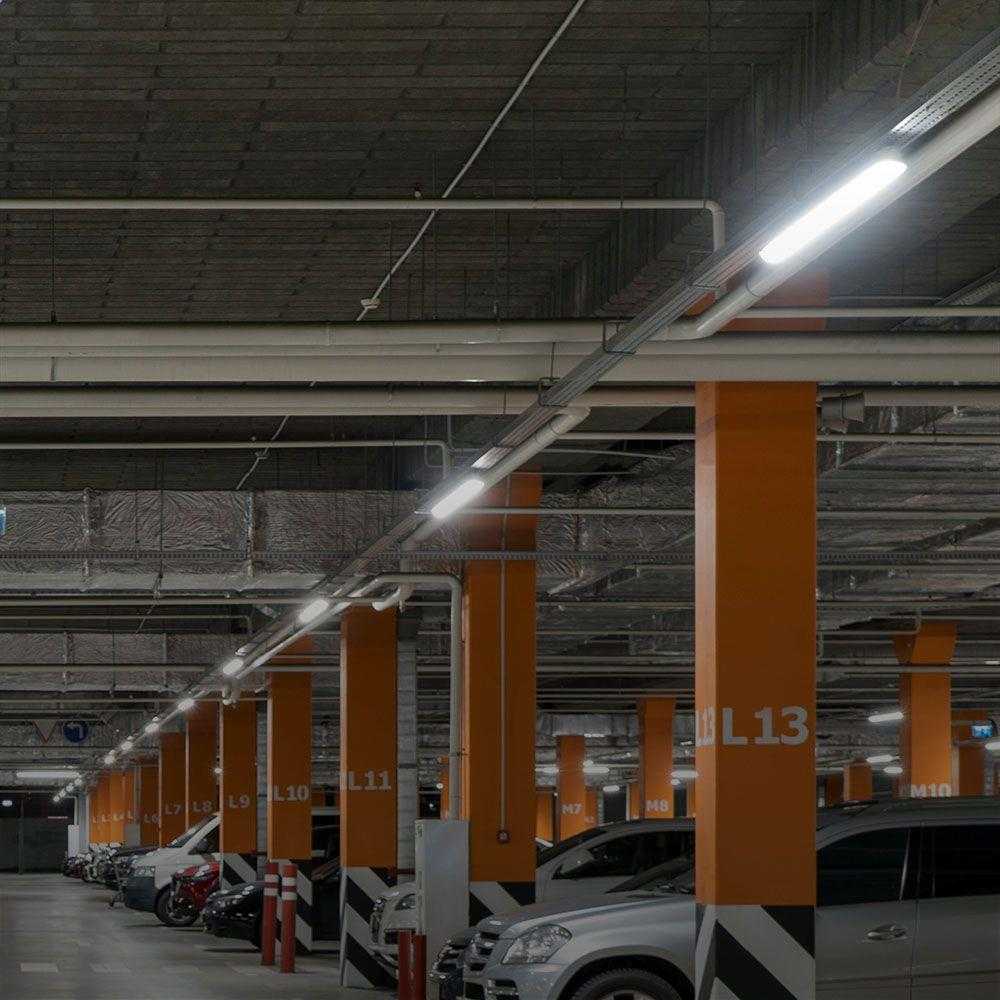 V-tac 36W LED šviestuvas T8, 120cm, 6500K, pieno sp. dangteliu, su 3h avariniu moduliu