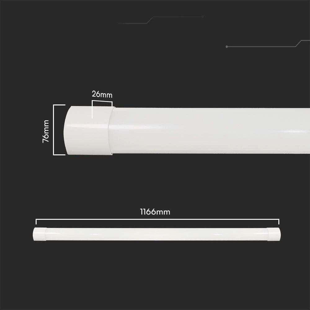 Lubinis šviestuvas Samsung 40W LED linijinis šviestuvas, baltas, 3000/4000/6500K, 120cm