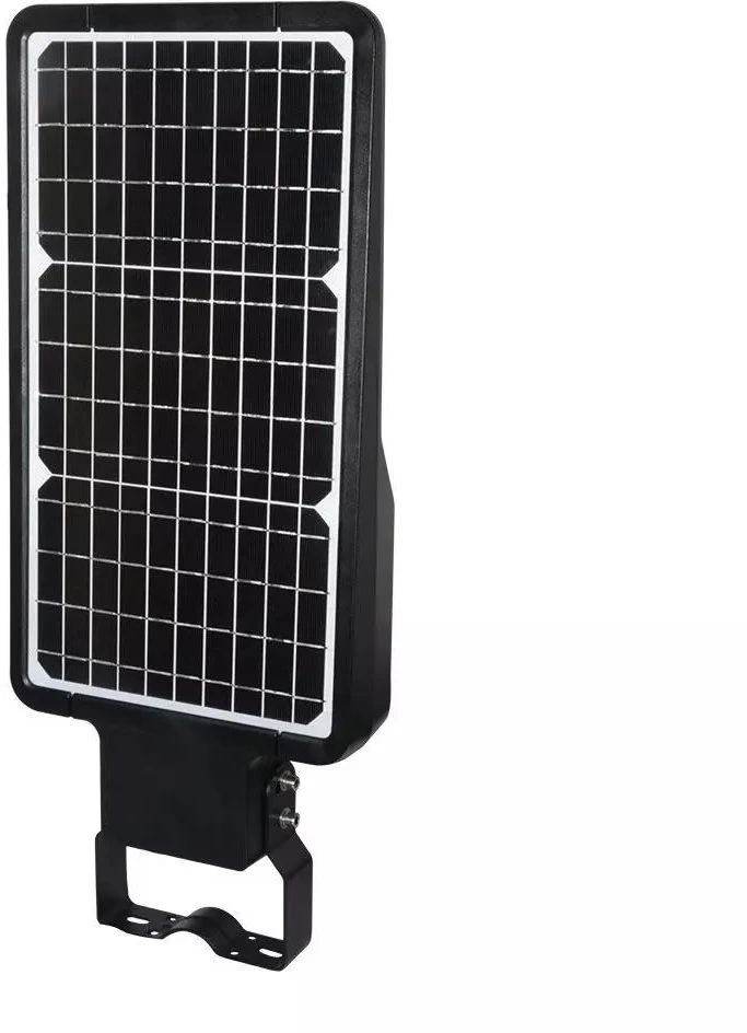 40W LED gatvės šviestuvas su saulės baterija ir judesio davikliu, juodas, 3000/4000/6000K, 140°x70°
