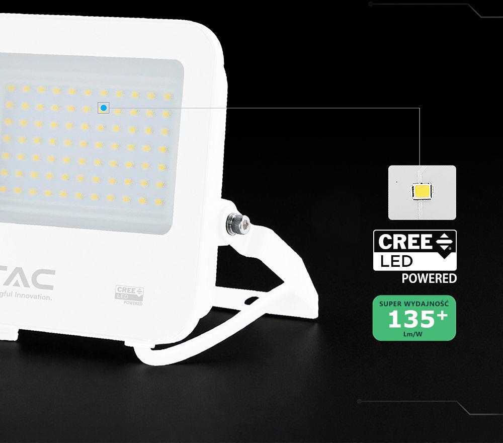 50W LED prožektorius, baltas, 4000K, CREE LED chip