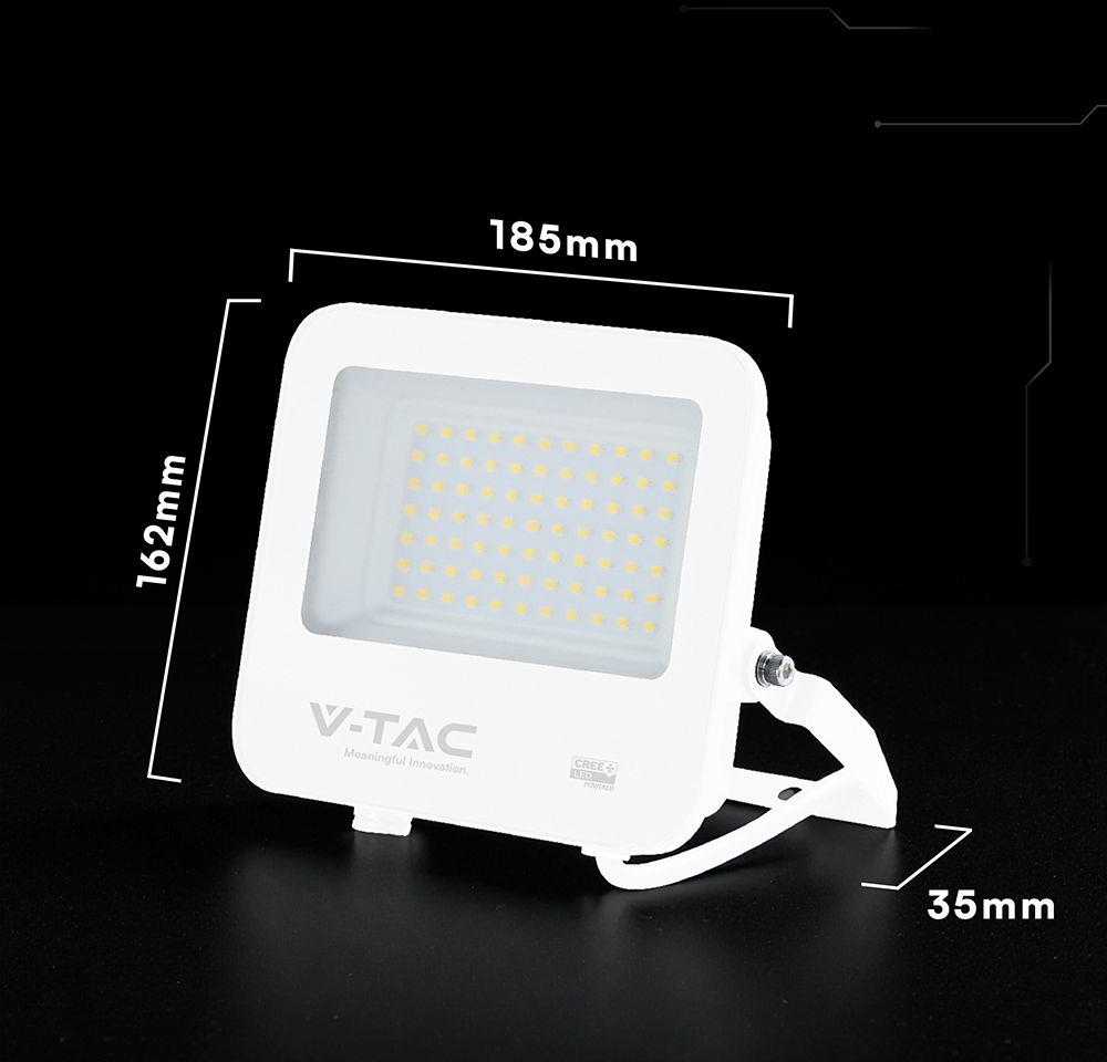 50W LED prožektorius, baltas, 6500K, CREE LED chip