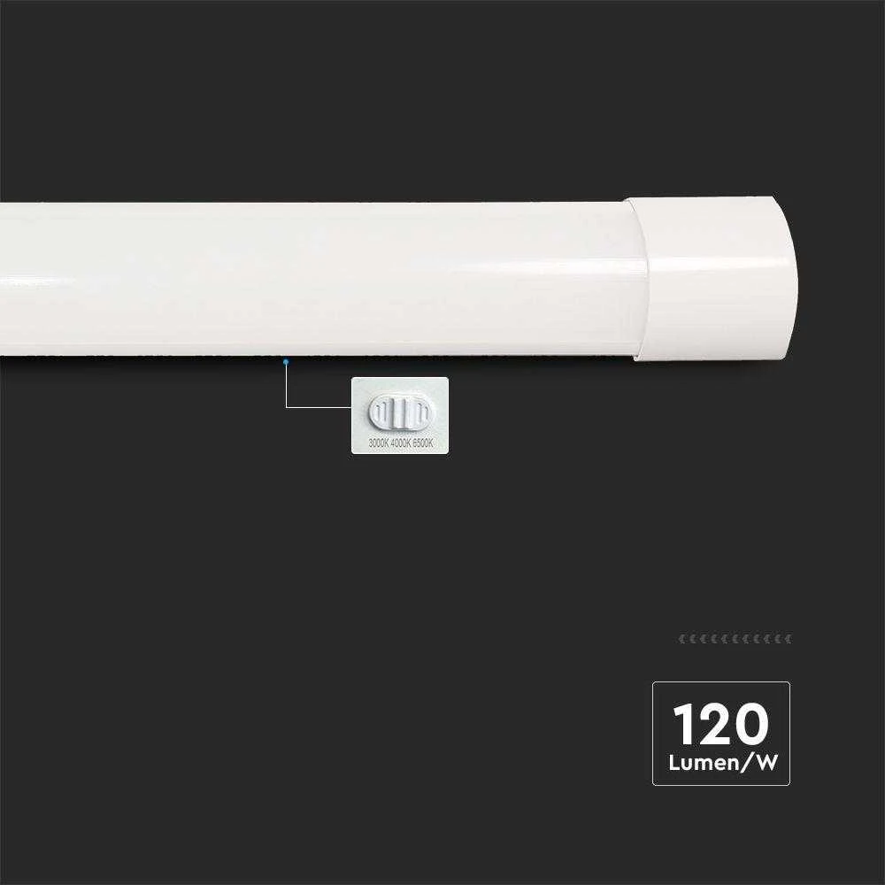Lubinis šviestuvas V-tac 50W LED linijinis šviestuvas, baltas, 3000/4000/6500K, 150cm
