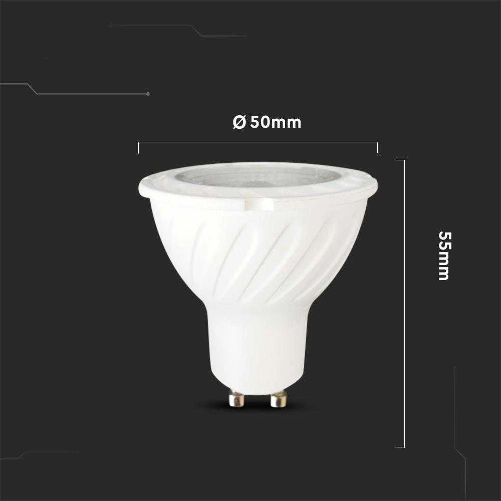 6W LED lemputė, GU10, balta, 4000K, 38°, SAMSUNG CHIP